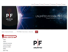 Tablet Screenshot of pfshowcase.com